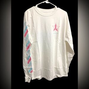 Jeffree Star Winter 2020 Long Sleeve White Shirt Snowflake Exclusive